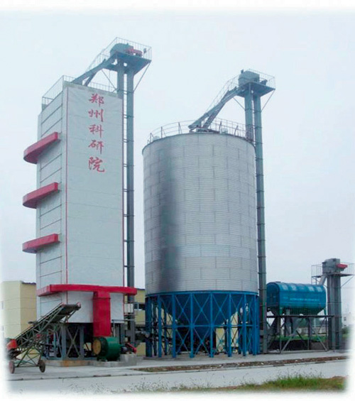 合肥市糧食局第二糧庫300t稻谷小麥烘干系統